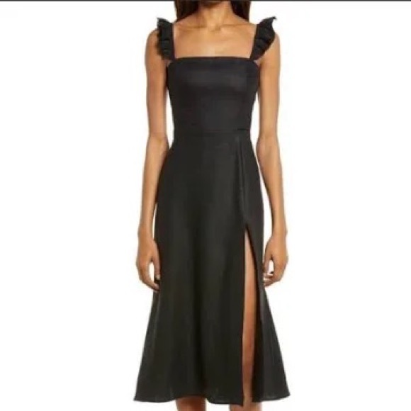 Reformation Spaulding linen midi- 8 - Picture 1 of 5